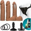 Doc Johnson Vac-U-Lock Dual Density UltraSkyn Set