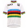 Santini s krátkym rukávom UCI KIDS biela/viacfarebná