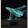 Beling 3D lampa,Sukhoi Su-35,16 farebná ULA73 Beling 3D lampa,Sukhoi Su-35,16 farebná ULA73