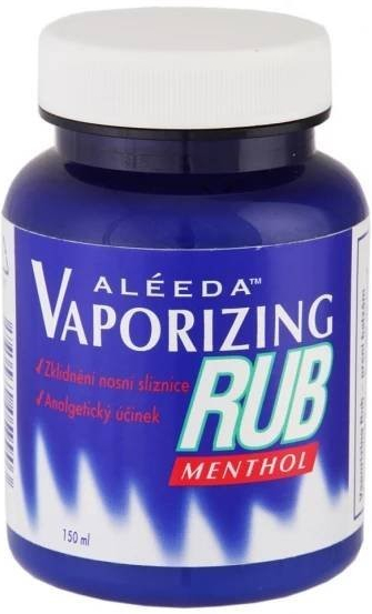 Aléeda Vaporizing Rub Menthol masážny balzam 150 ml