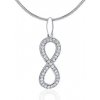 Silvego Strieborný prívesok INFINITY - nekonečno s mikro-zirkónmi JJJP0454 Silvego Strieborný prívesok INFINITY - nekonečno s mikro-zirkónmi JJJP0454