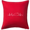 EKG morča - Vankúš 50x50 - 50x50 - Iba poťah ( Červená ) EKG morča - Vankúš 50x50 - 50x50 - Iba poťah ( Červená )