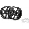 HPI TE37 disky 26 mm černé s 6 mm OFFSET
