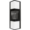 KRATKI TORA M 8 kW 150 biely sklenený panel Black KRATKI TORA M 8 kW 150 biely sklenený panel Black