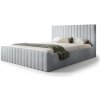 Wilsondo Čalúnená manželská posteľ s úložným priestorom Roso Slim 180x200 - oceľová modrá Wilsondo Čalúnená manželská posteľ s úložným priestorom Roso Slim 180x200 - oceľová modrá