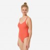 DECATHLON Dámske jednodielne plavky Lila Simy textúrované tehlovočervené 2XL DECATHLON Dámske jednodielne plavky Lila Simy textúrované tehlovočervené 2XL