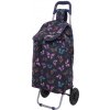 Nákupná taška na kolieskach Hoppa Butterfly - fialová Nákupná taška na kolieskach Hoppa Butterfly - fialová