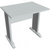 Hobis Pracovný stôl Cross, 80x75,5x60 cm, sivý/kov Hobis Pracovný stôl Cross, 80x75,5x60 cm, sivý/kov
