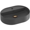 Umývadlo na dosku Ravak Ceramic Slim 55x40 cm antracit otvor pre batériu uprostred XJX03155001 Umývadlo na dosku Ravak Ceramic Slim 55x40 cm antracit otvor pre batériu uprostred XJX03155001