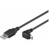 PremiumCord Kabel micro USB 2.0, A-B, 90°, 3m (ku2m3f-90)