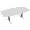 Rokovací stôl Flex, 200x75,5x110 cm, biely/kov Rokovací stôl Flex, 200x75,5x110 cm, biely/kov
