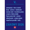 Zákony V / 2026 - Štátna a verejná správa, školy a obce