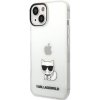 Karl Lagerfeld Choupette Logo iPhone 14 Plus, čiré