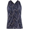 Craft ADV HiT Singlet nátělník dámský Barva: tmavě modrá se vzorem, Velikost: XL Craft ADV HiT Singlet nátělník dámský Barva: tmavě modrá se vzorem, Velikost: XL