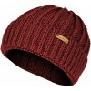 Bontis Pletená čiapka s rebrovaným vzorom - Vínová | uni Bontis Pletená čiapka s rebrovaným vzorom - Vínová | uni