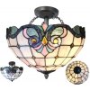 Stropnica luster na retiazkach Tiffany ELECTRA Ø40 2*E27 Stropnica luster na retiazkach Tiffany ELECTRA Ø40 2*E27