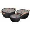 Súprava hrncov MG Home Rose Gold, 6-dielna, hliníková, 16 cm, 20 cm, 24 cm Súprava hrncov MG Home Rose Gold, 6-dielna, hliníková, 16 cm, 20 cm, 24 cm