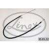Ťažné lanko, parkovacia brzda LINEX 35.01.22 Ťažné lanko, parkovacia brzda LINEX 35.01.22