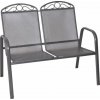 Lavička s operadlom, kovová, 107 x 69 cm Lavička s operadlom, kovová, 107 x 69 cm
