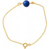 jantario Pozlátený náramok s korálkou z lapis lazuli 105062 18,5mm jantario Pozlátený náramok s korálkou z lapis lazuli 105062 18,5mm