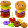 Skladacia hra hamburger pre deti, farebná, 7 dielov Skladacia hra hamburger pre deti, farebná, 7 dielov