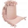 Mantinel do postieľky Belisima Mušelín old pink Mantinel do postieľky Belisima Mušelín old pink