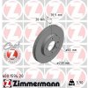 Brzdový kotúč ZIMMERMANN 600.1594.20 Brzdový kotúč ZIMMERMANN 600.1594.20