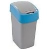 Curver odpadkový kôš Flipbin 10l strieborná/modrá 02170-734 Curver odpadkový kôš Flipbin 10l strieborná/modrá 02170-734