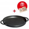 Staub litinová grilovací pánev kulatá grafitově šedá 30 cm