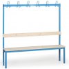 Lavička s vešiakmi do šatne LS7505 - dĺžka 1,5 m Lavička s vešiakmi do šatne LS7505 - dĺžka 1,5 m