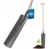 Odvodňovací rýľ úzky dlhý na stromy kríky priekopy s násadou 45x16,5 cm Odvodňovací rýľ úzky dlhý na stromy kríky priekopy s násadou 45x16,5 cm