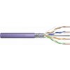 Digitus Instalační telekomunikační kabel Cat.6, F/UTP, B2ca, drát, AWG 23/1, LSOH, 500 m, cívka, fialová Digitus Instalační telekomunikační kabel Cat.6, F/UTP, B2ca, drát, AWG 23/1, LSOH, 500 m, cívka, fialová