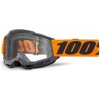 100% ACCURI 2 okuliare Orange číre plexi 100% ACCURI 2 okuliare Orange číre plexi