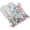 Bellatex Grilovacia rukavica Kvietky fialová sivá 22 x 46 cm Bellatex Grilovacia rukavica Kvietky fialová sivá 22 x 46 cm