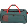 Travelite Basics Fresh Wheeled duffle Green/orange 89l Travelite Basics Fresh Wheeled duffle Green/orange 89l