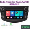 Rádio Android Toyota RAV4 III / 2+32 GB / Android Auto / Carplay / Wi-Fi / BT Rádio Android Toyota RAV4 III / 2+32 GB / Android Auto / Carplay / Wi-Fi / BT