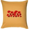 Vlčí mak v rade - Vankúš 50x50 - 50x50 - Vrátane výplne ( Zlatožltá ) Vlčí mak v rade - Vankúš 50x50 - 50x50 - Vrátane výplne ( Zlatožltá )