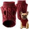 Sveter Oblečenie Mikina pre Psa Teplý Zimný Vianočný Sveter Červený - S Sveter Oblečenie Mikina pre Psa Teplý Zimný Vianočný Sveter Červený - S