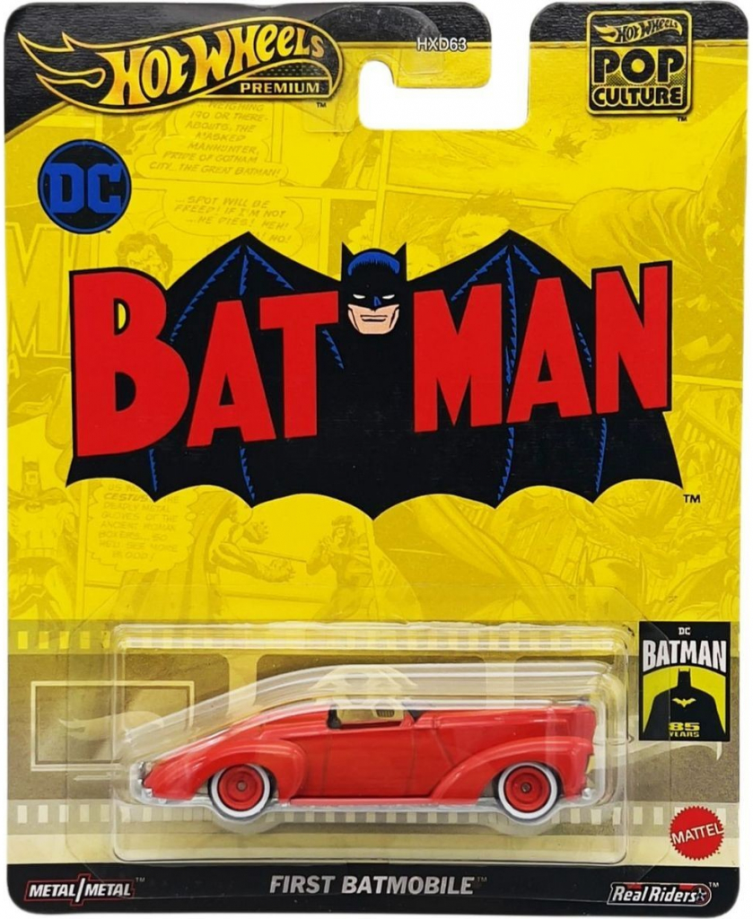 Hot Wheels Mattel prémiový angličák Pop Culture Bat-Man