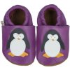 Afelo Kožené capáčky barefoot 6-12 m PINGU fialový Afelo Kožené capáčky barefoot 6-12 m PINGU fialový