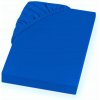 PLACHTA JERSEY S GUMOU 140x200 + 25 CM BOK - MODRÁ FARBA PLACHTA JERSEY S GUMOU 140x200 + 25 CM BOK - MODRÁ FARBA