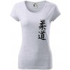 Judo nápis japan - Dámske tričko Pure - S ( Svetlosivý melír ) Judo nápis japan - Dámske tričko Pure - S ( Svetlosivý melír )