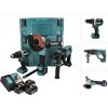 Makita DLX 3093 TJ Akku Spezial Set 18 V mit DHP 484 54 Nm + DHR 202 2,0 J + DGA 513 125 mm + 3x Akku 5,0 Ah + Ladegerät + 2x Makpac Makita DLX 3093 TJ Akku Spezial Set 18 V mit DHP 484 54 Nm + DHR 202 2,0 J + DGA 513 125 mm + 3x Akku 5,0 Ah + Ladegerät + 2x Makpac