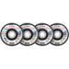 BOSCH Sada lamelových brúsnych kotúčov X451,115x22,23 mm, G40; 60; 80; 120, T27 608626163 BOSCH Sada lamelových brúsnych kotúčov X451,115x22,23 mm, G40; 60; 80; 120, T27 608626163