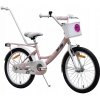 DETSKÝ BICYKEL 20 PALCOV BICYKEL PRE DIEVČA KOŠÍK VODIACÁ TYČ + DETSKÝ BICYKEL 20 PALCOV BICYKEL PRE DIEVČA KOŠÍK VODIACÁ TYČ +