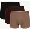 Boxer shorts Atlantic 3MH-184 A'3 S-2XL chocolate-cappucino-black 1 čierna | hnedá | kaki | krémová | viacfarená M Atlantic 5903351366274 Boxer shorts Atlantic 3MH-184 A'3 S-2XL chocolate-cappucino-black 1 čierna | hnedá | kaki | krémová | viacfarená M Atlantic 5903351366274