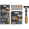 BIC Holiaci strojček na výmenné hlavice BiC Hybrid 5 Flex + 6 náhradných hlavíc BIC Holiaci strojček na výmenné hlavice BiC Hybrid 5 Flex + 6 náhradných hlavíc