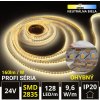 LEDprodukt 5m PROFI LED pásik ohybný 128LED/m SMD2835 9,6W/m neutrálna biela IP20 24V - vysokosvietivý LEDprodukt 5m PROFI LED pásik ohybný 128LED/m SMD2835 9,6W/m neutrálna biela IP20 24V - vysokosvietivý