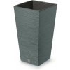 PROSPERPLAST Kvetináč FURU SQUARE 24cm škandinávsky modrý PROSPERPLAST Kvetináč FURU SQUARE 24cm škandinávsky modrý