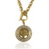 Dámsky náhrdelník z chirurgickej ocele strom života GOLD S023160 Dámsky náhrdelník z chirurgickej ocele strom života GOLD S023160